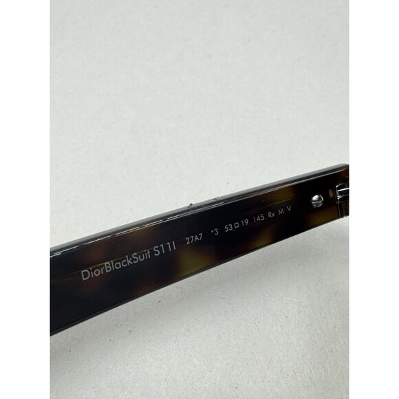 CHRISTIAN DIOR DiorBlackSuit women's sunglasses + case Havana 40mm S11l 27A7 - Picture 10 of 14